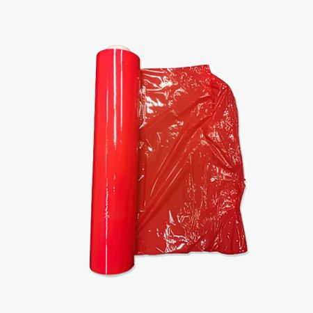 Wrapping Foil 50cm/300m 23mu red 150% stretch